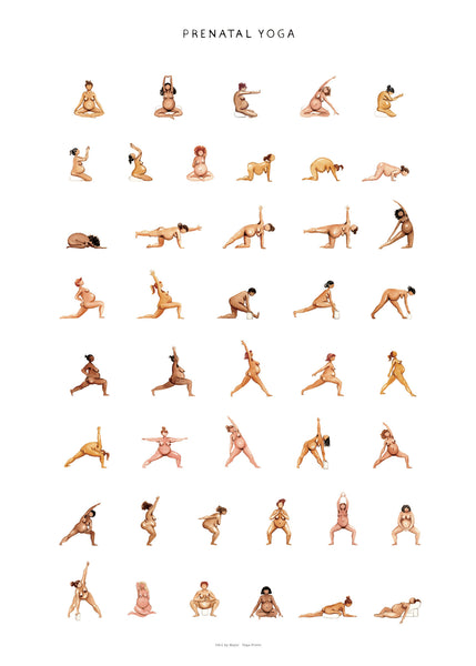 Prenatal Yoga Poster – Yoga Prints